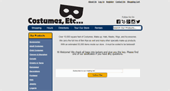 Desktop Screenshot of costumesetc.com